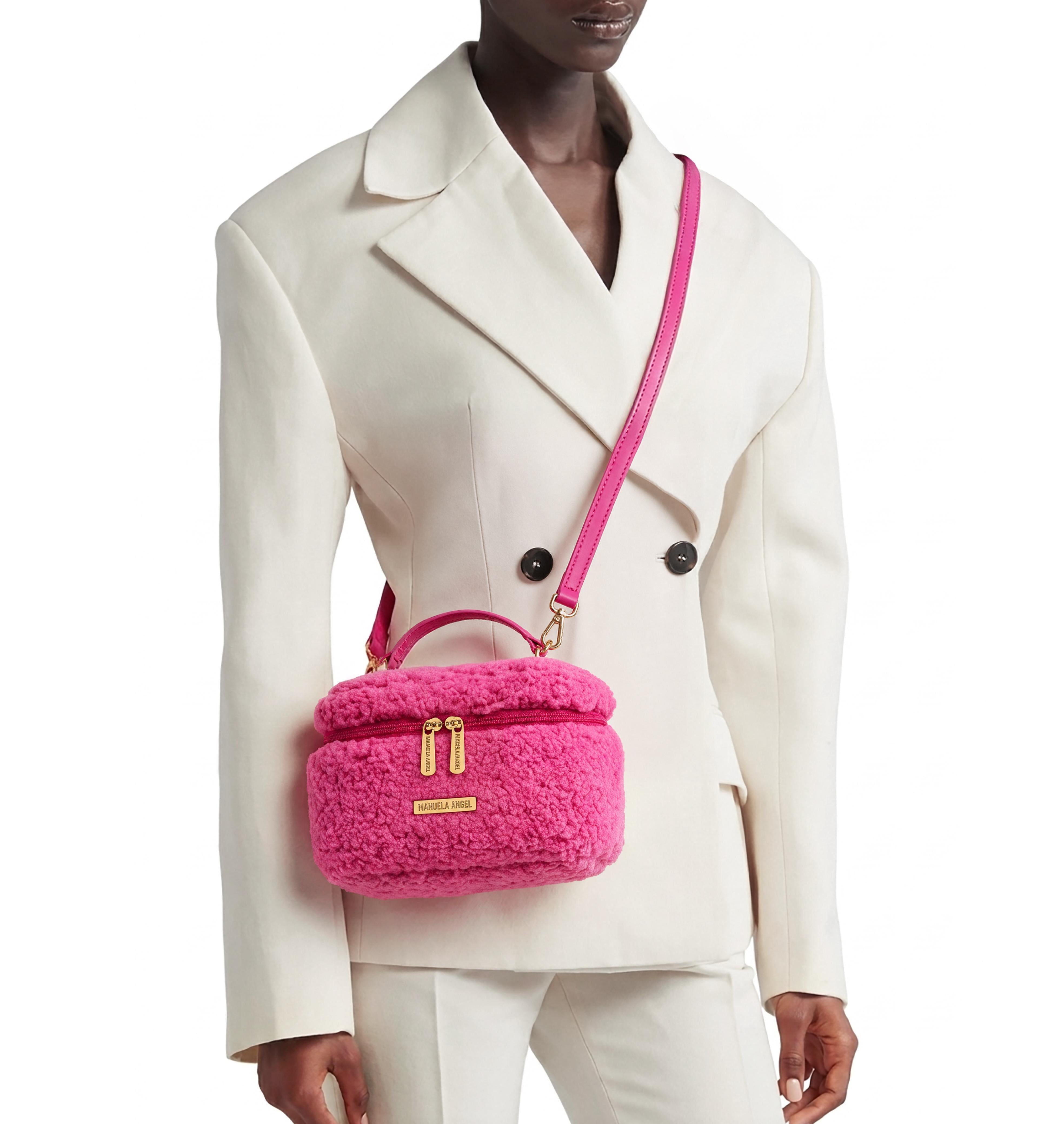 COTTON SIGNATURE BAG MINI PINK