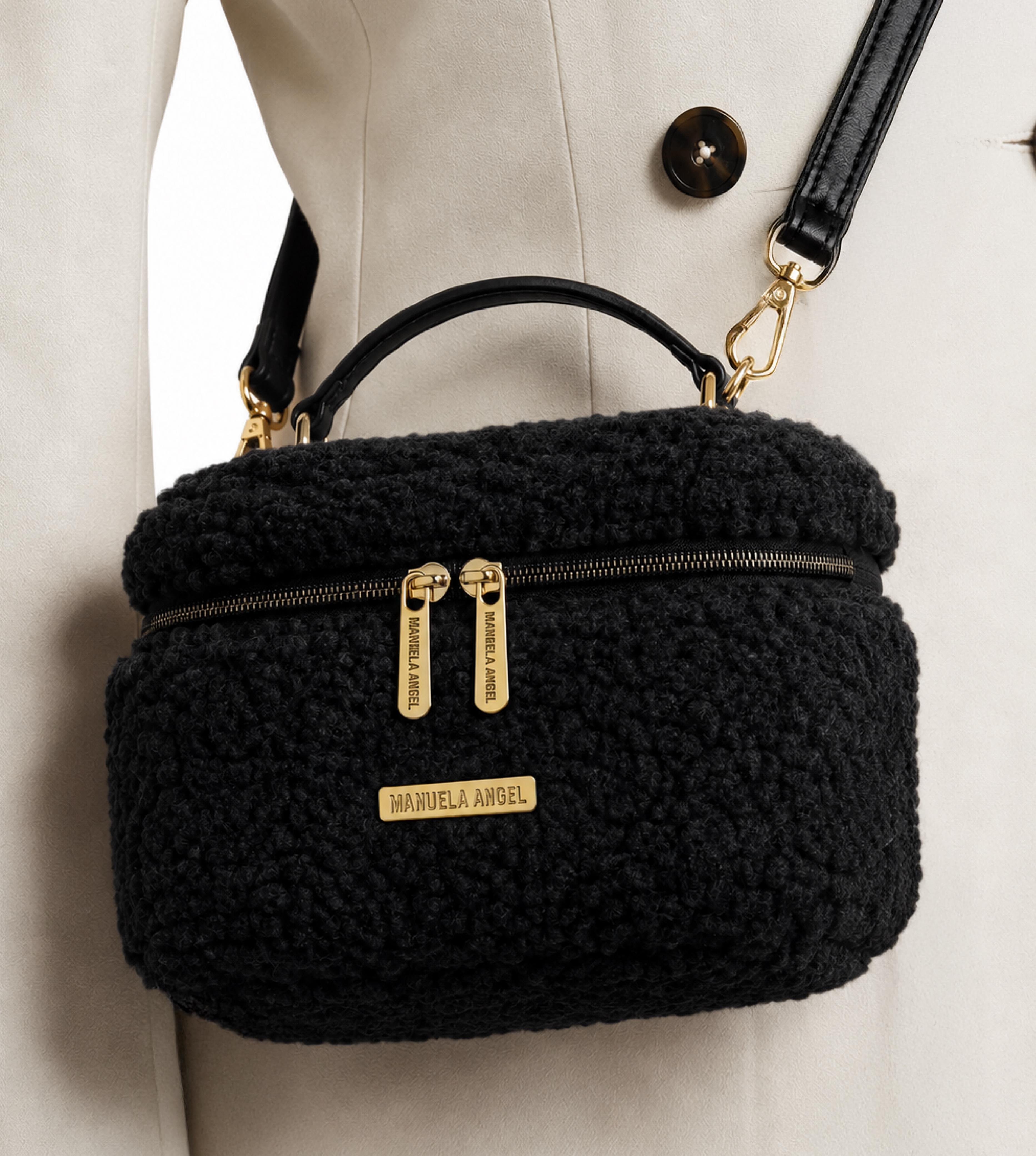 COTTON SIGNATURE BAG MINI BLACK