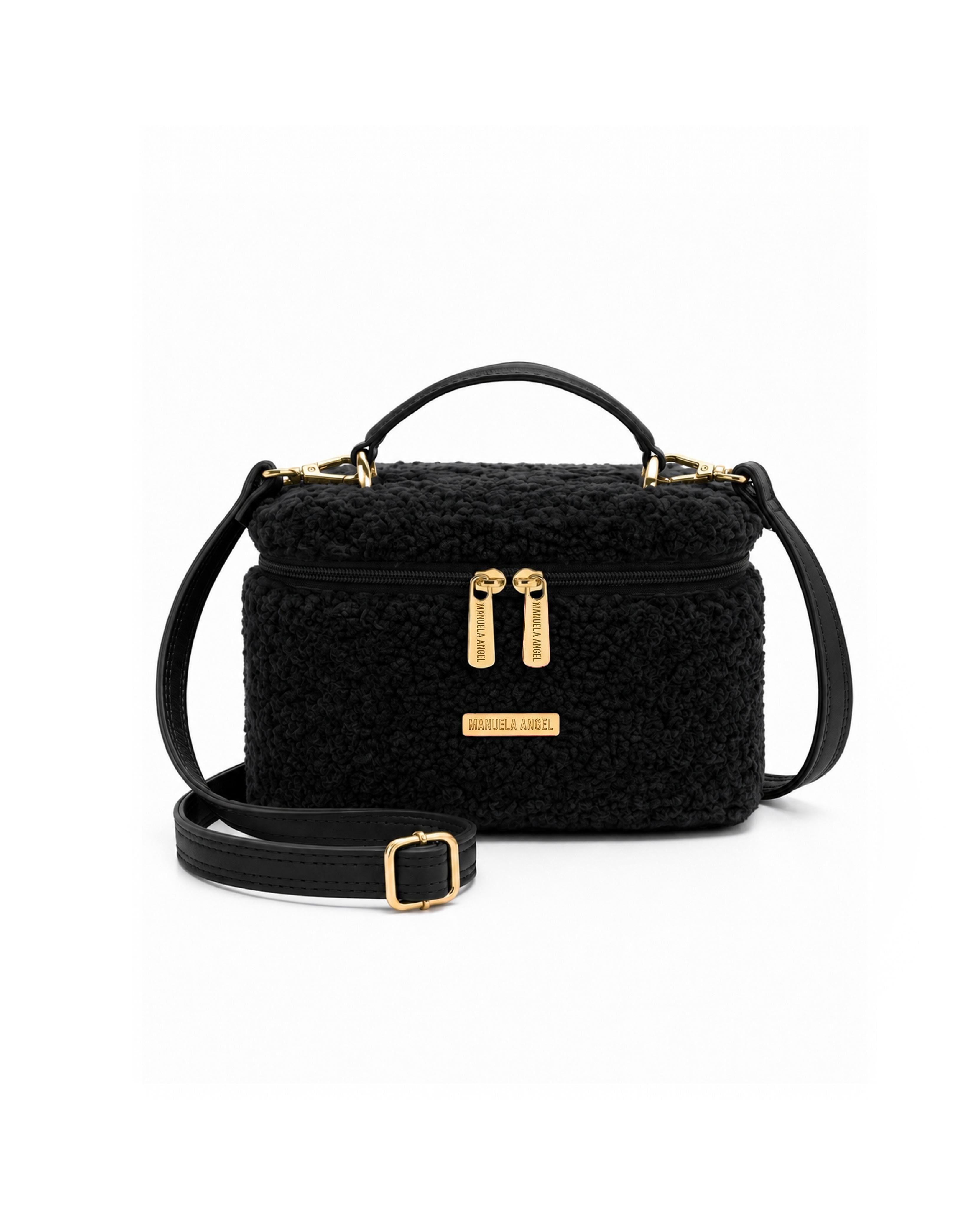 COTTON SIGNATURE BAG MINI BLACK