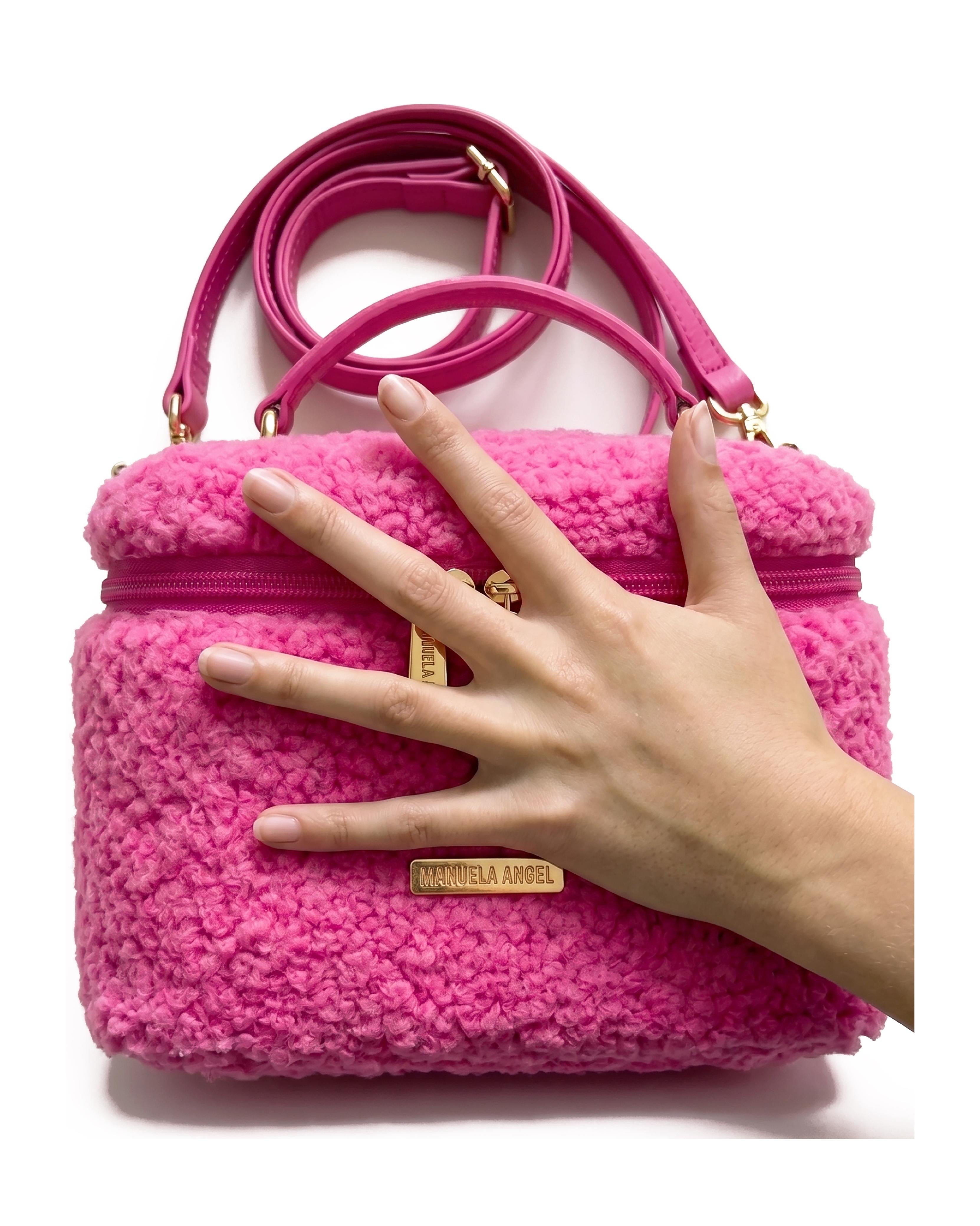 COTTON SIGNATURE BAG MINI PINK